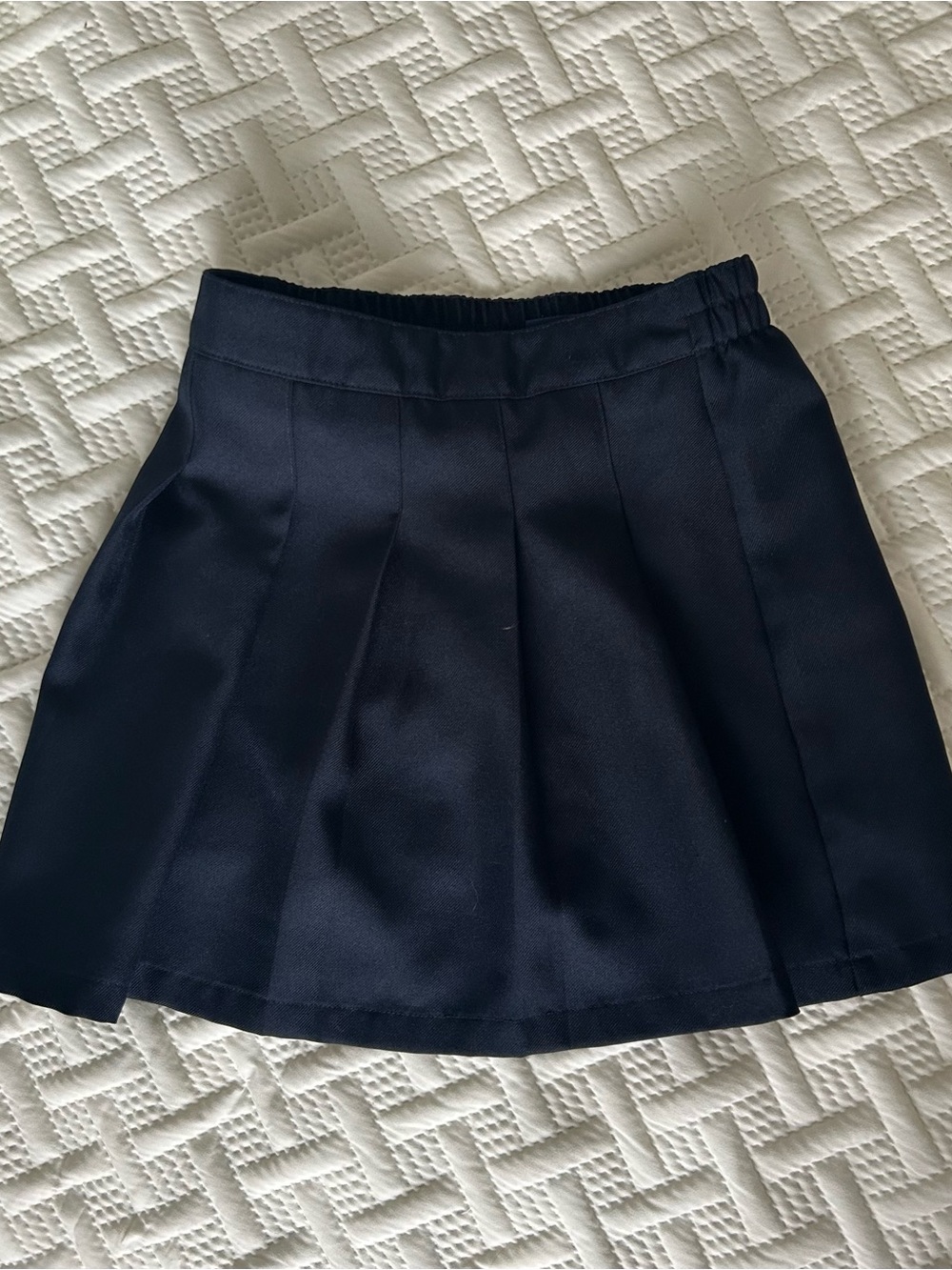 Izod Navy Pleated School Skirt